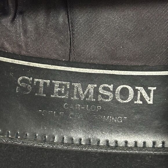 Stemson Hat 100% Wool Black Felt (56 Mex) 7 US Decorative Cowboy Charly CarLop - Picture 4 of 10